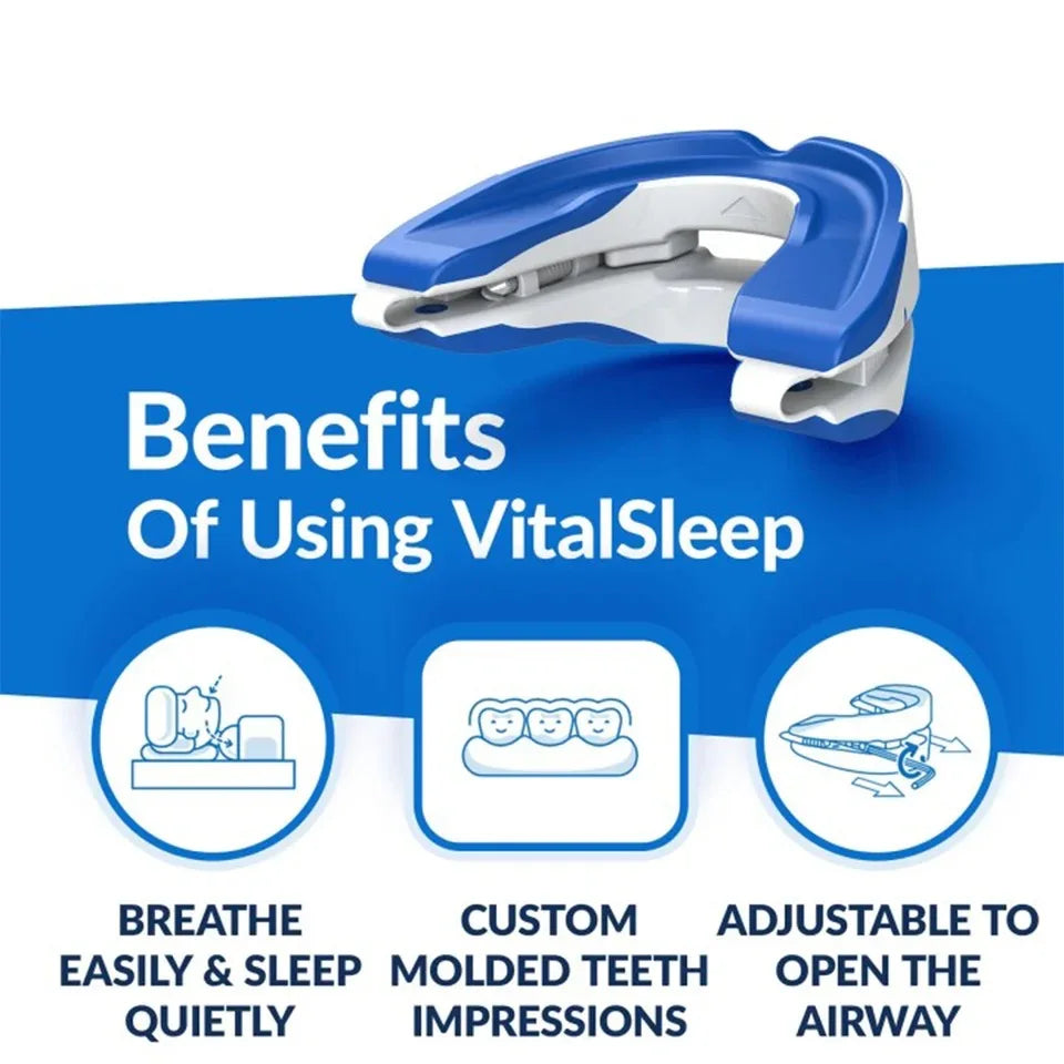 Adjustable Sleep Anti-Snoring Mouthpiece Snoring Solution Stop Snore Mouth Guard Sleeping Aid Device Improve Sleep Breath